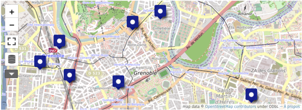 Distribution alimentaire à Grenoble
